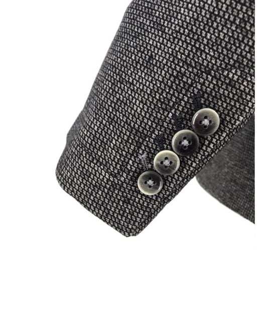 Boss Gray Button Suit Jacket for men