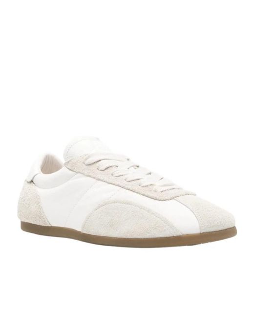 Represent White Lace-Up Sneakers for men