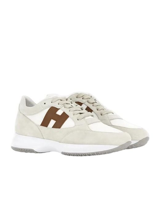 Hogan White Interactive Low-Top Sneakers for men