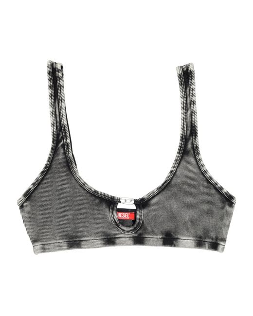 DIESEL Gray Florence-Dnm Oval D Soft Bra