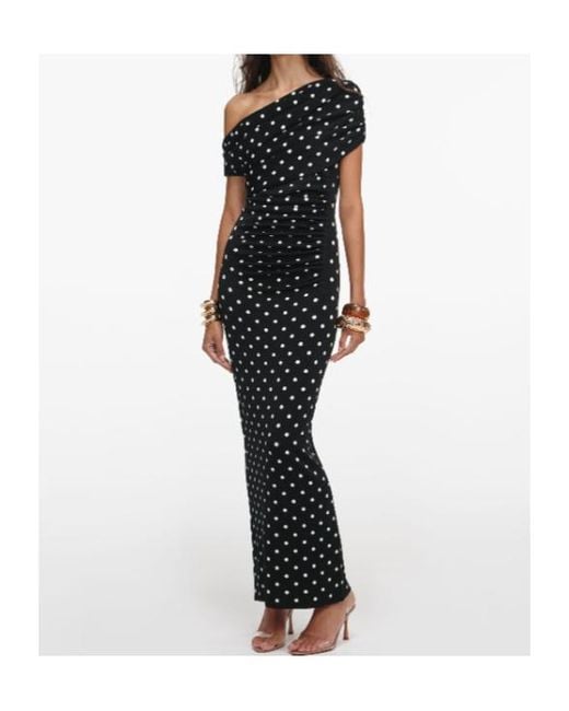 Self-Portrait Black Midi Dress