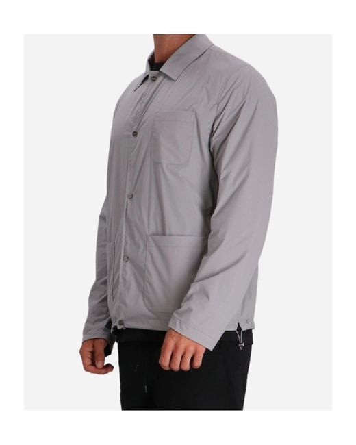 Herno Gray Reversible Shirt Jacket for men