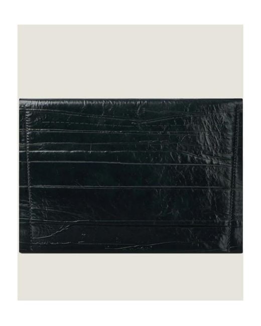 Givenchy Black Logo Printed Clutch Bag