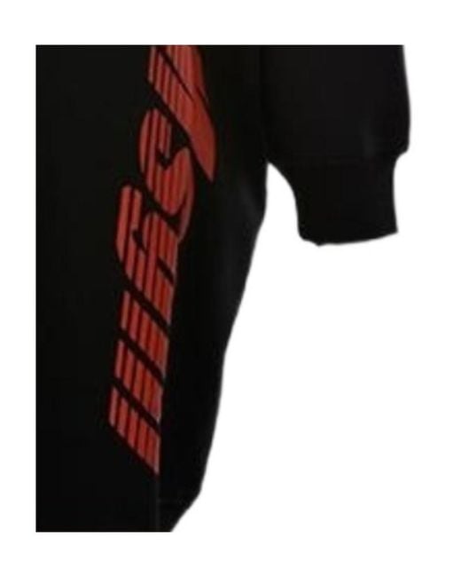 MSGM Black Long-Sleeved Knee-Length Sweater