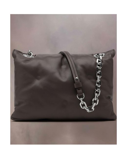 Maison Margiela Black Glam Slam Quilted Messenger Bag