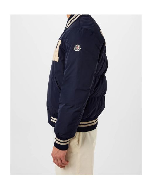 Moncler Blue Latelin Logo Down Jacket for men