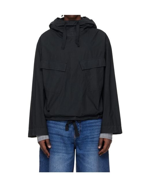 Studio Nicholson Blue X Aaron Levine Kirby Pullover Jacket for men