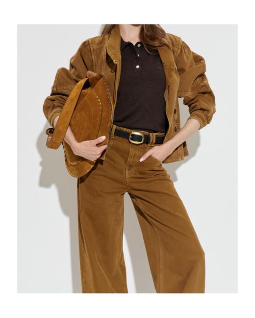 Isabel Marant Brown Long-Sleeved Casual Jacket