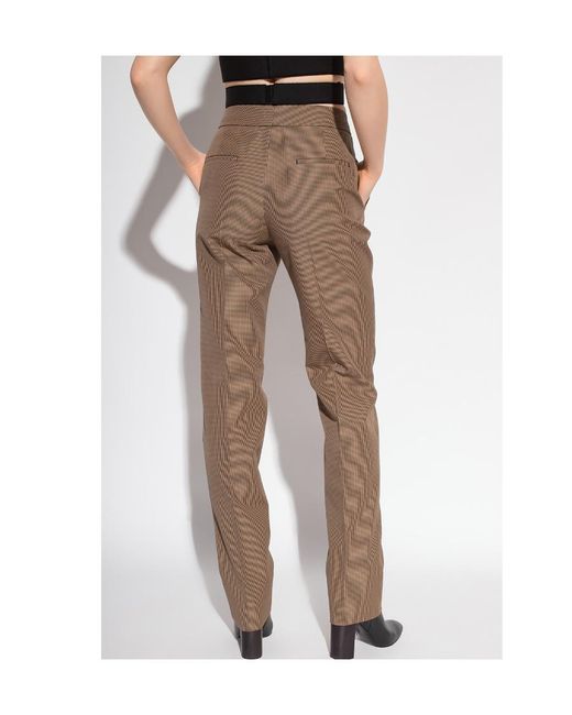 Givenchy Natural Houndstooth Trousers