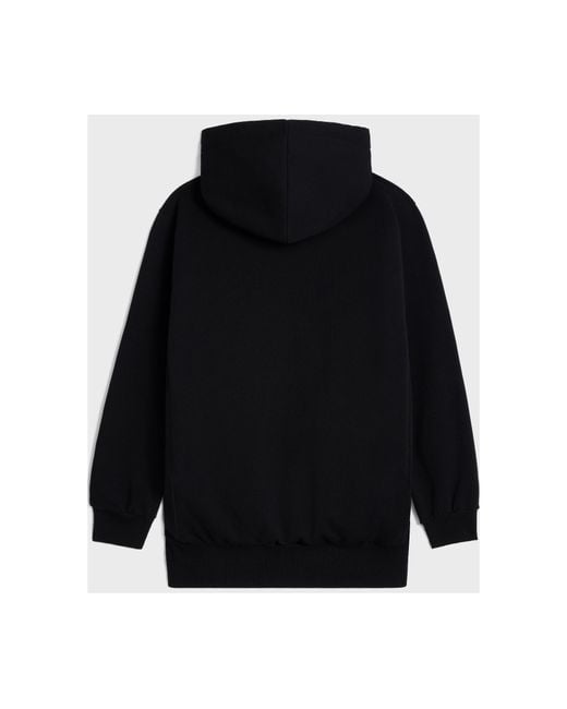 Céline Black Oversized Hoodie