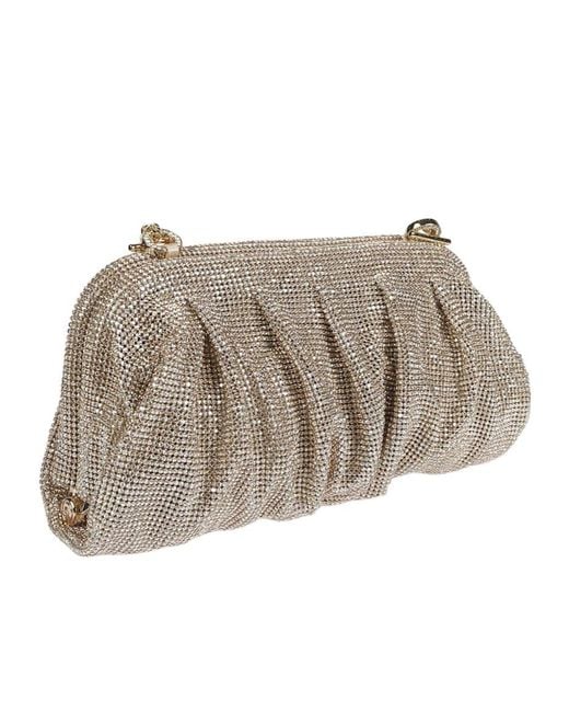 Benedetta Bruzziches Gray Chain Shoulder Bag