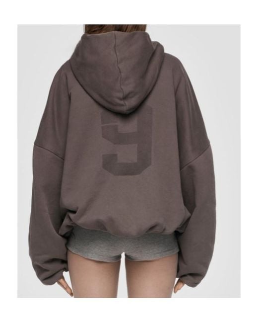 M I S B H V Brown Inflated Mbh Devil Zip-Up Hoodie for men