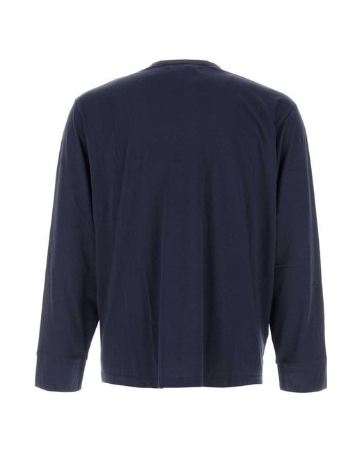 GIMAGUAS Blue Misha Two-Tone Long-Sleeve T-Shirt for men