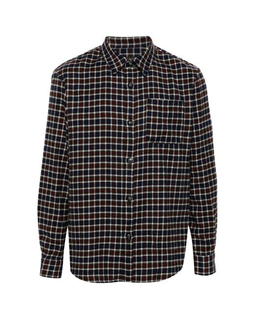 A.P.C. Black Trek Shirt for men