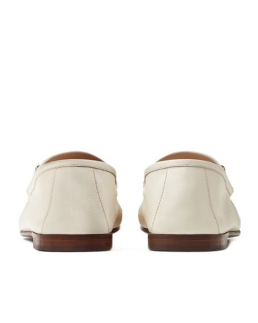 Versace White Guanto Round Toe Loafers for men