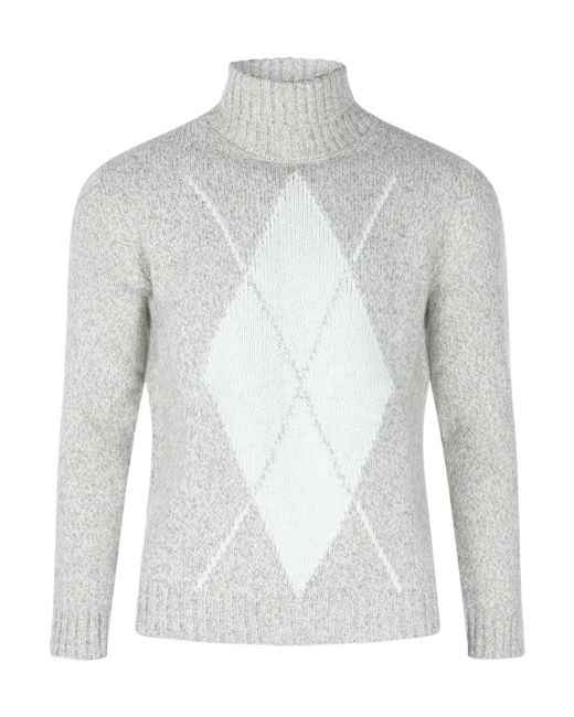 Eleventy Gray Long Sleeve Sweater for men