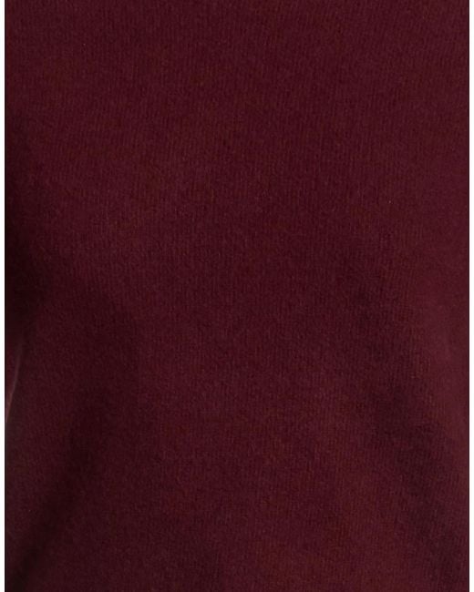 Maison Margiela Red Crew-Neck Short-Sleeve Knit Top