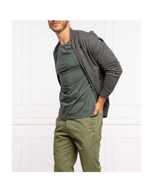 Boss Green T-Shirt With Round Neck And Short Sleeves for men
