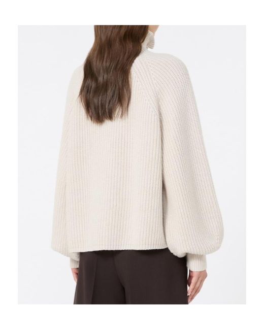 Max Mara Natural Relaxed-Cut Wool And Cashmere Sweater