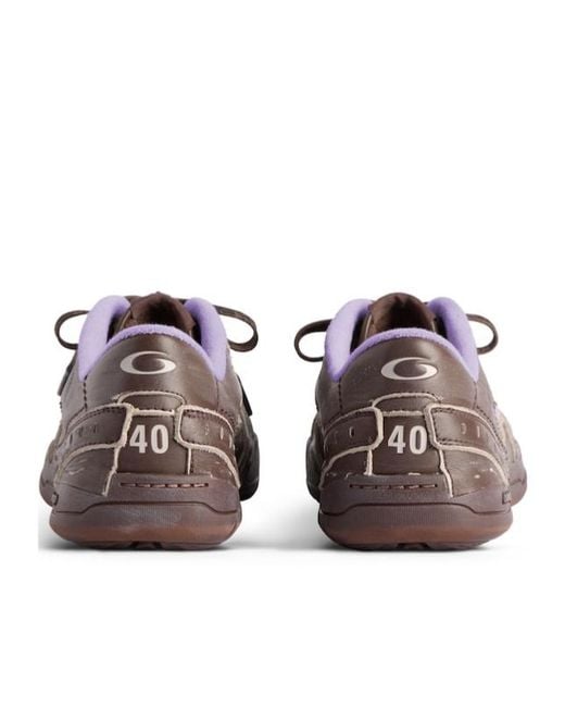 Balenciaga Brown Hamptons Medium Worn-Out Sneakers