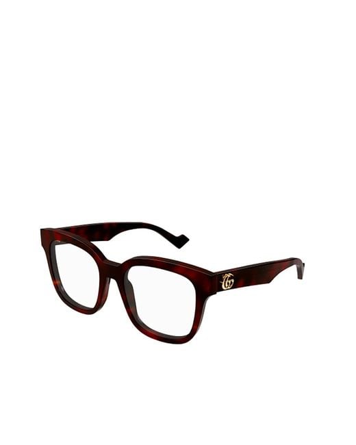 Gucci White Eyewear Square Frame Glasses
