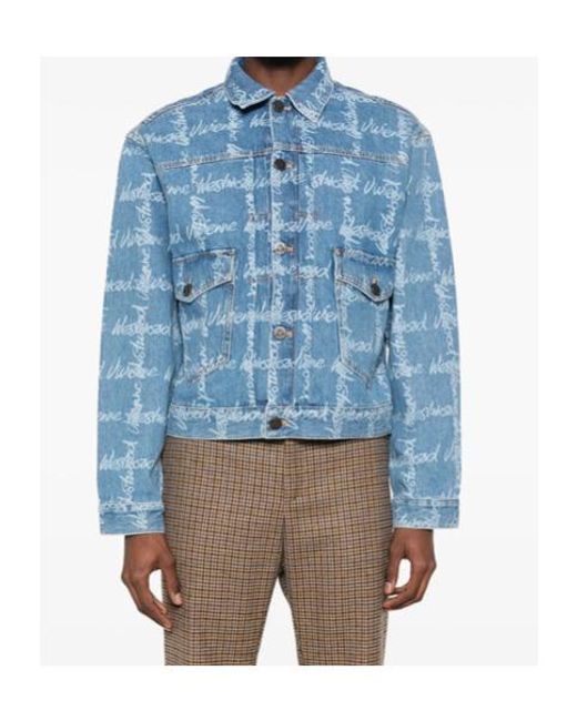 Vivienne Westwood Blue Marlene Jacket for men