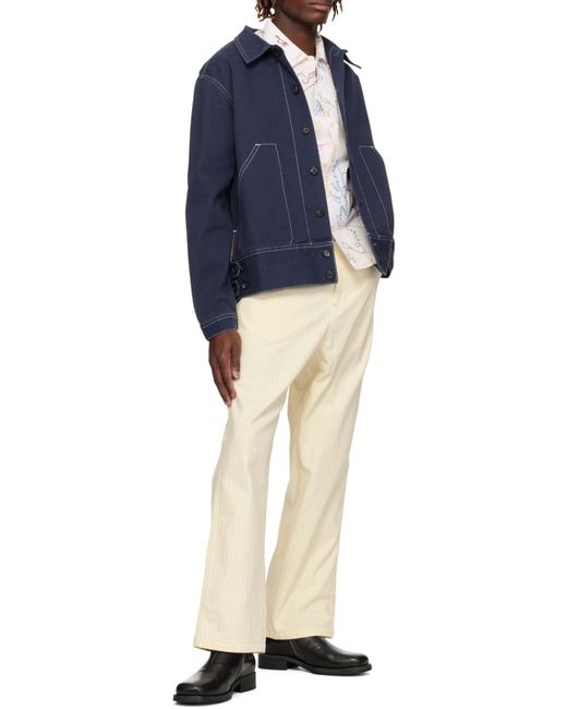 Bode Natural Jeans With Belt Loops for men