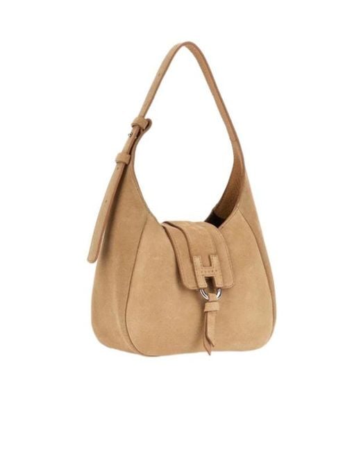 Hogan White Trend Mini Hobo Bag