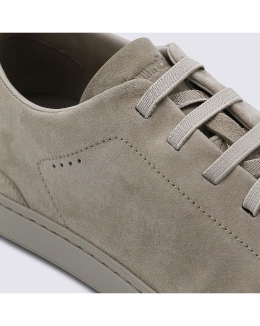 Church's Gray Round Toe Lace-Up Sneakers for men