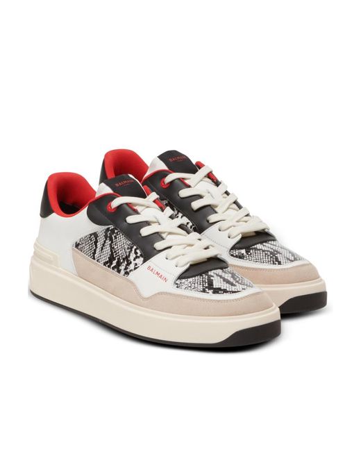 Balmain Multicolor B Court Flip Sneakers for men
