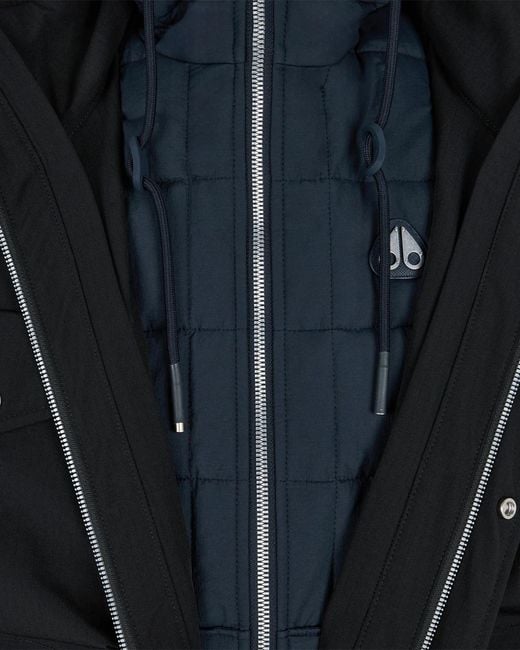 Moose Knuckles Black Northview 3-In-1 Jacket for men