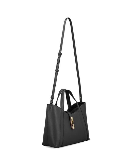 Furla Black Goccia S Tote Bag
