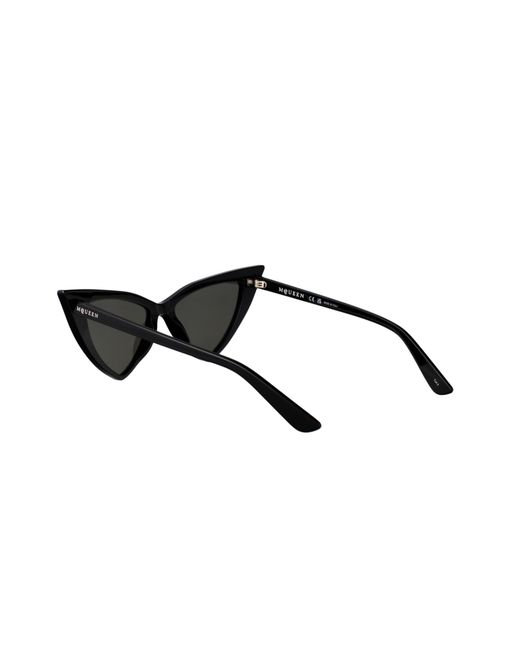 McQueen Black Eyewear Cat Eye Frame Sunglasses