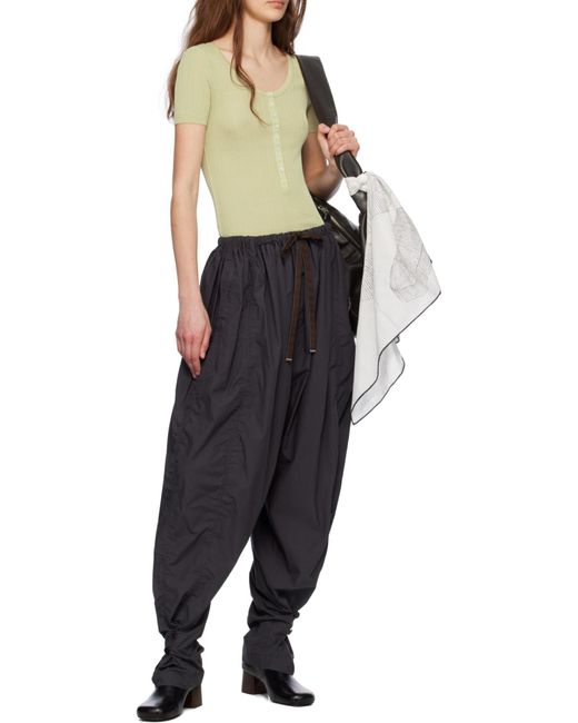 Lemaire Green Buttoned Rib Body