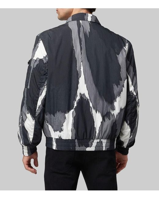 Boss Blue Long-Sleeved Casual Jacket for men