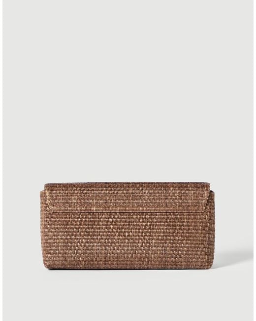 Brunello Cucinelli Brown Sartorial Clutch Bag