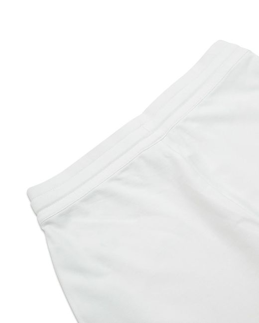 EA7 White Logo Printed Sweatpants
