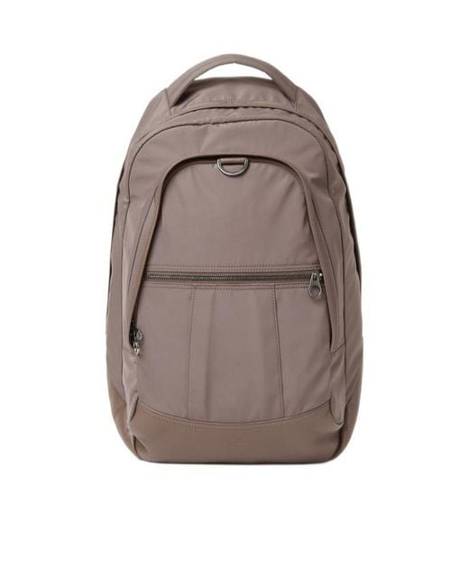 Loro Piana Brown Pioneer Backpack Medium for men