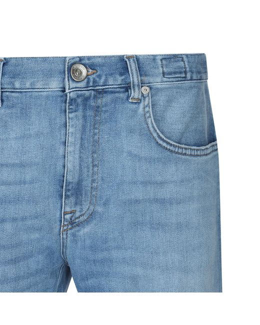 Eleventy Blue Five-Pocket Jeans for men