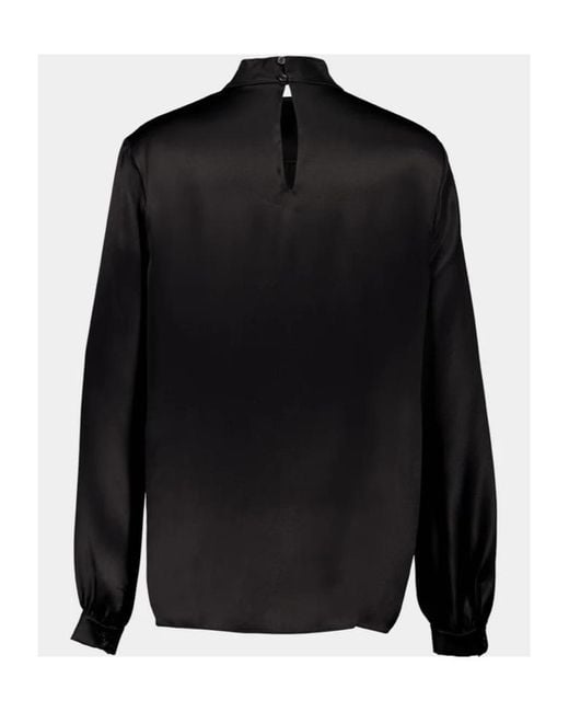 Tom Ford Black Long Sleeved Satin Top