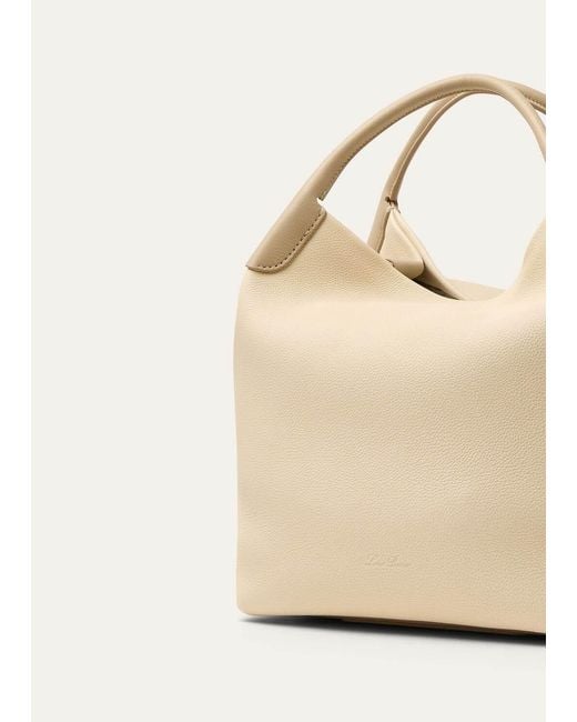 Loro Piana Natural Bale Large Shoulder Bag