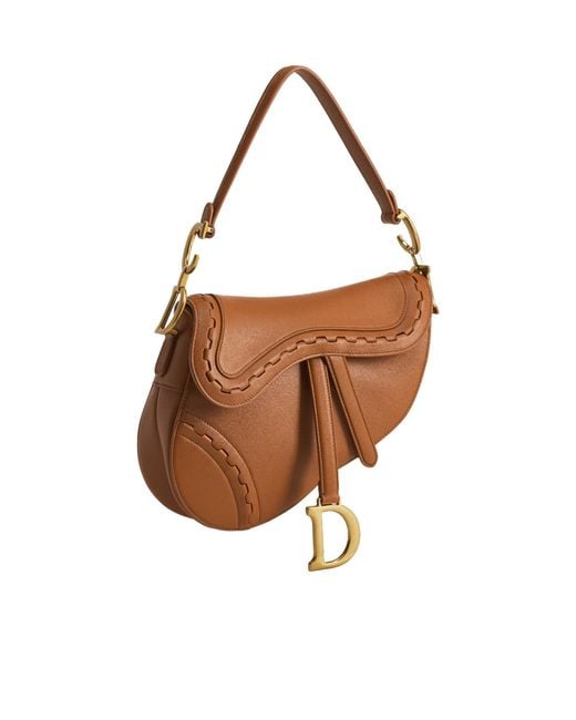Dior Brown Saddle Bag With Strap