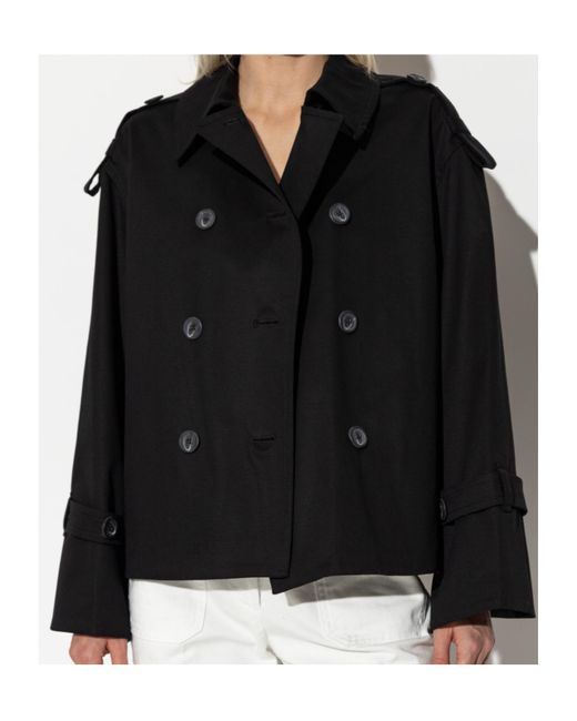 By Malene Birger Black Double-Breasted Jacket