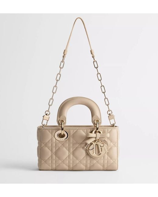 Dior Natural Mini Lady D-Joy Bag