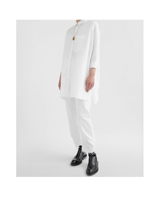 Jil Sander White Sunday Poplin Shirt