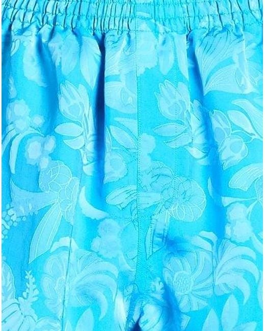 Balenciaga Blue Patterned Shorts