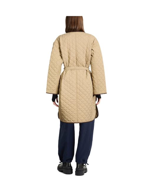 Rag & Bone Natural Lightweight Padded Long-Sleeve Coat