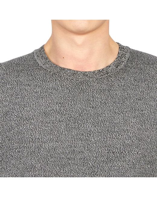 Theory Gray Crew Neck Pullover Jumper for men