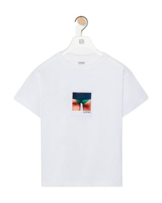 Loewe White Regular Fit T-Shirt