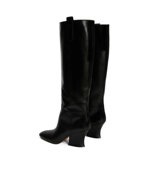 Jil Sander Black Lune Knee-High Boots
